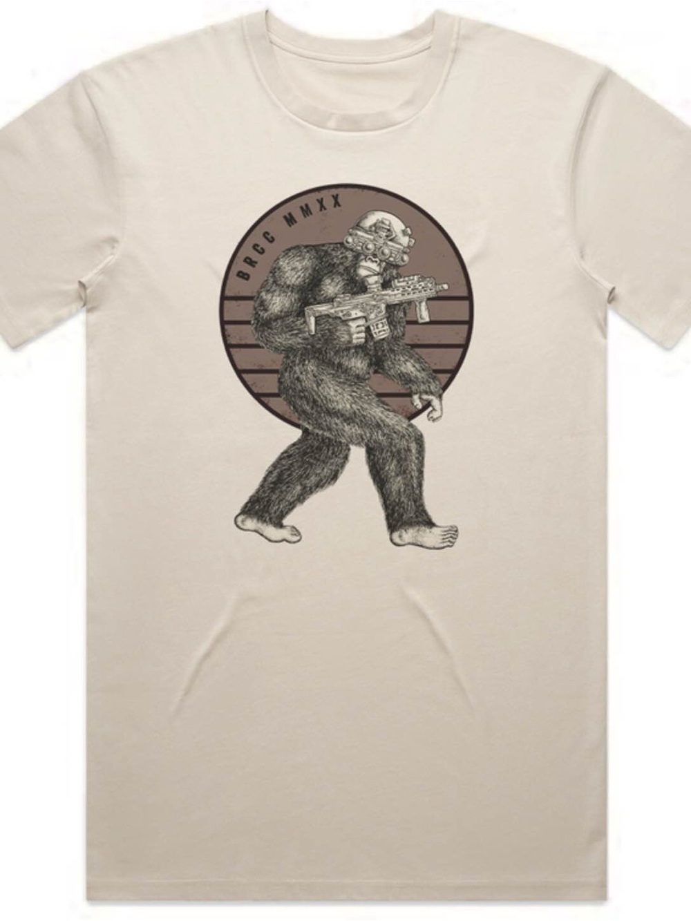 BRCC Bigfoot Short Sleeve T-Shirt - Cream